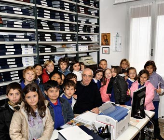 aldo con una terza elementare