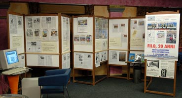 La mini-mostra per i 20 anni del nostro giornale