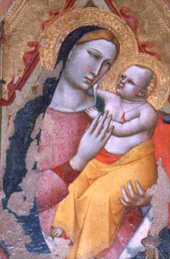 Madonna con Bambino. Chiesa di Sant'Antonio Abate. Dicomano. Foto di Massimo Certini