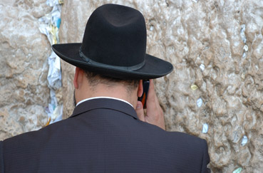 Gerusalemme, muro del pianto - "Telefonata a Dio" - Foto di Andrea Lapi
