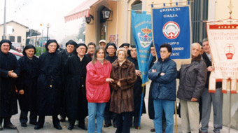 Borgo San Lorenzo, 26 ottobre 2003. La cerimonia di intitolazione della piazza a Giuseppe Alpigini