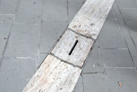 La zanella in corso Corsini