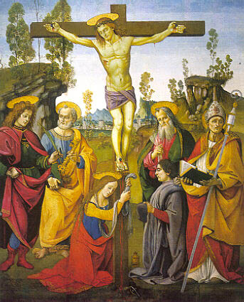 La Crocifissione, di Bartolomeo di Giovanni, ora collocata nella Pieve di San Silvestro a Barberino di Mugello