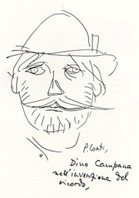 Dino Campana nel ritratto di Primo Conti