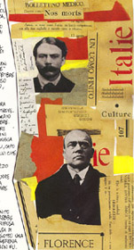Dino Campana in una tavola di Pablo Echaurren