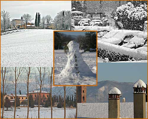 Neve a Borgo San Lorenzo e Vicchio, foto di Giampiero Giampieri