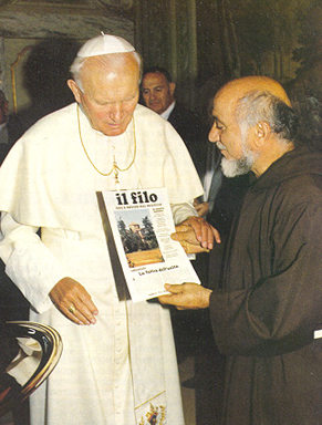 Giovanni Paolo II con Padre Fosco