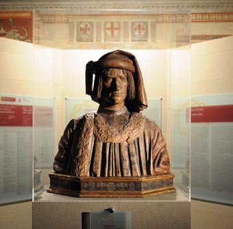 Busto di Lorenzo de' Medici a Borgo San Lorenzo