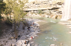 Il Santerno presso Castiglioncelli e la grande cascata