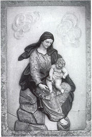 Foto di Carlo Adini. Madonna di un tabernacolo tra Scarperia e Sant'Agata