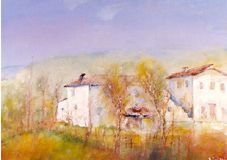 Il Mulino di Ghiereto, 1985, olio