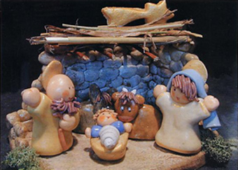 Un presepe in pasta di sale di Fiorella Betti