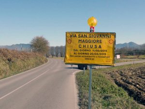 mucciano lavori strada chiusa