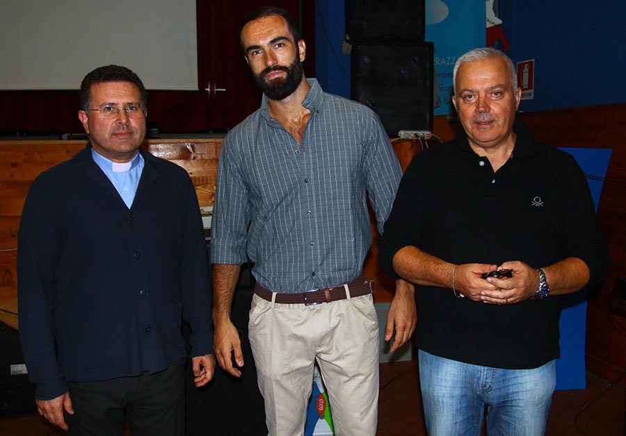 In foto: Don Nicolò Santamarina, Pietommaso Messeri, Patrizio Baggiani