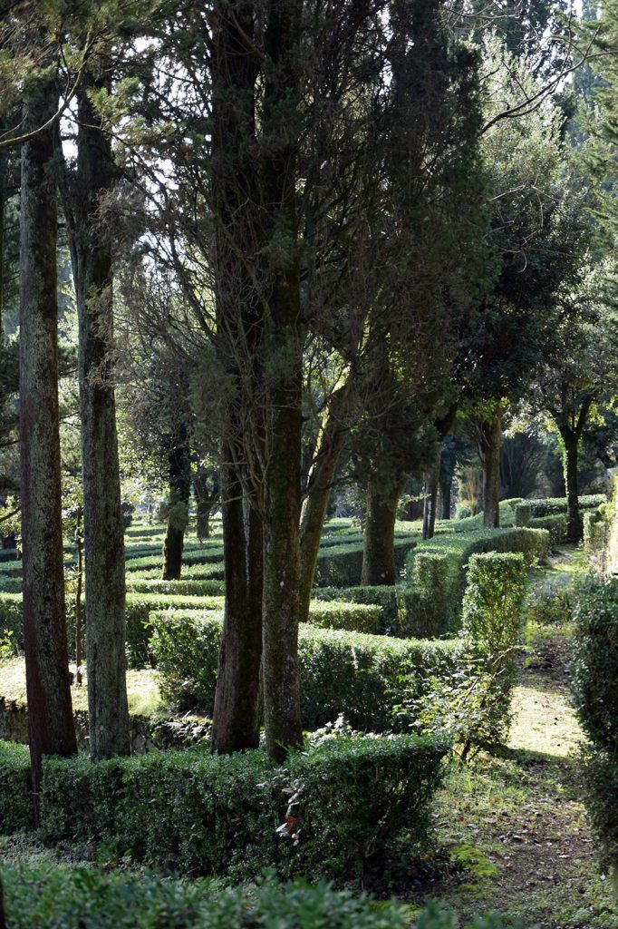 Il giardino all'italiana del Castello di Barberino