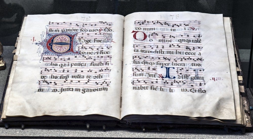 Antifonario, anno 1519, museo del convento.