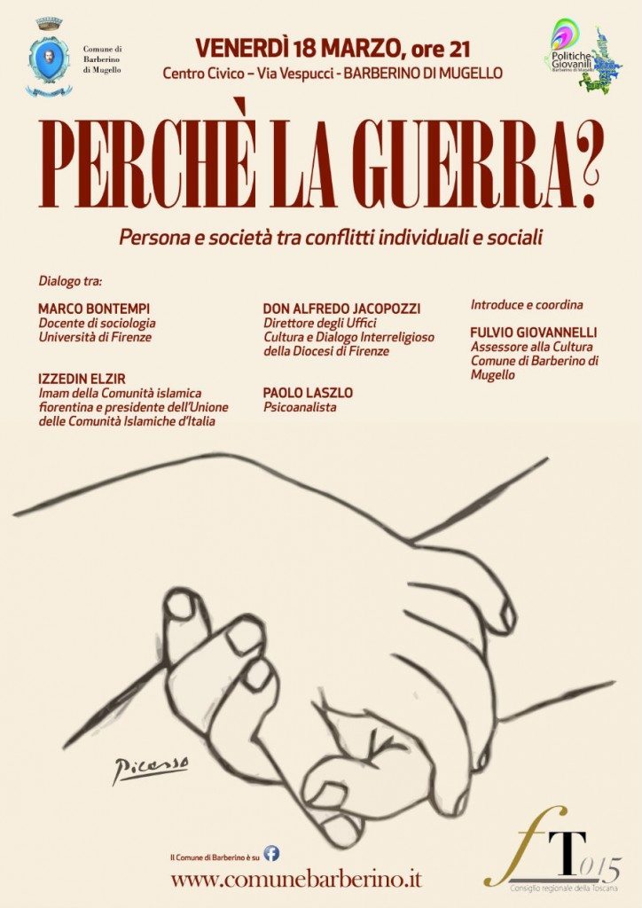 perche la guerra incontro sociologo psicoanalista imam sacerote
