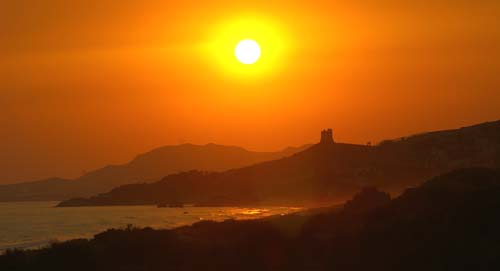 Gela tramonto