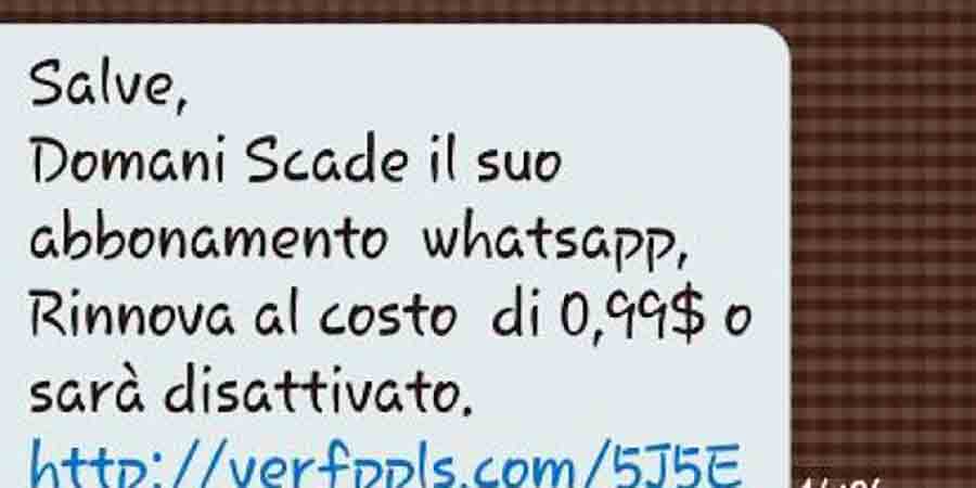 truffa-Whatsapp