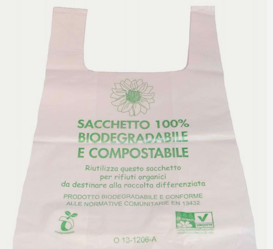 Sacchetto biodegradabile