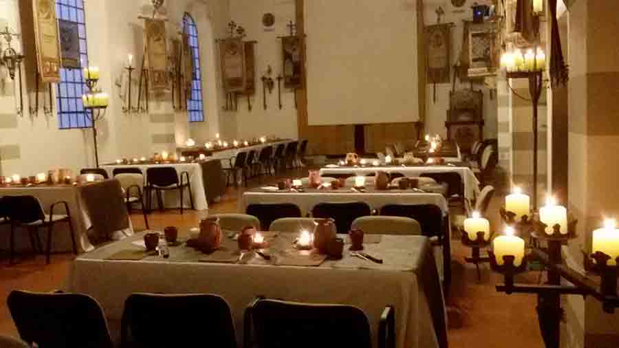 Cena in taverna 2017 Cappuccini Borgo 1