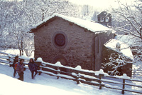 La Badia di Moscheta d'inverno. Foto di Duccio Berzi