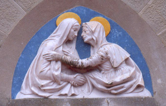 Lunetta della chiesa di Santa Maria a Rostolena - Vicchio. Foto di M. Certini