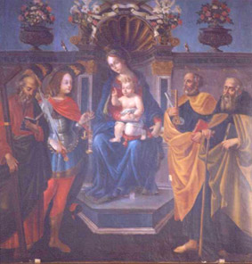 Madonna in trono fra i Santi (sec. XV)