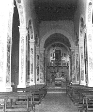 L'interno della Pieve