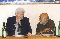 Cossiga, con padre Fosco, ai Cappuccini (Borgo San Lorenzo)