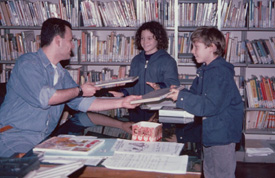 Un obiettore alla Biblioteca Comunale di Borgo San Lorenzo