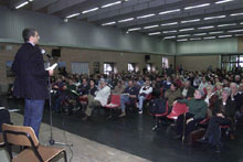 L'incontro degli obiettori nell'auditorium del Liceo a Borgo San Lorenzo
