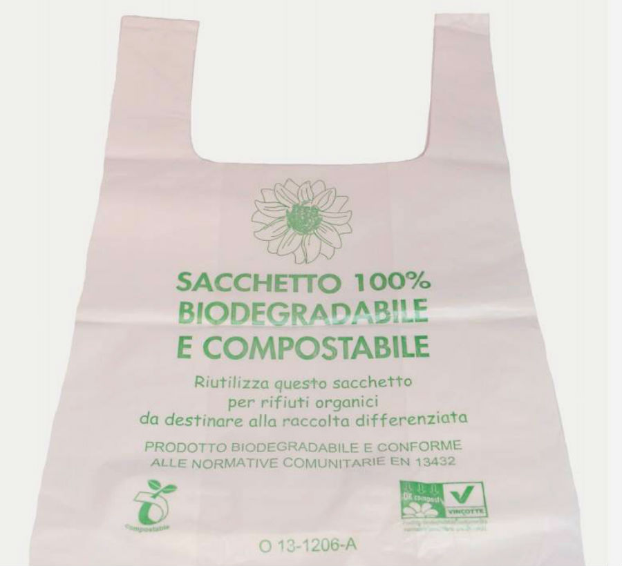 Sacchetto biodegradabile