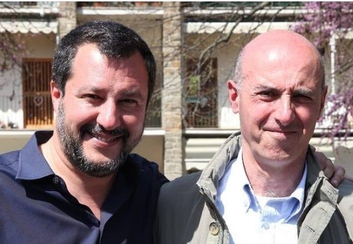 Paolo Superbi un anno fa, quando era candidato sindaco a Vaglia, indicato dalla Lega