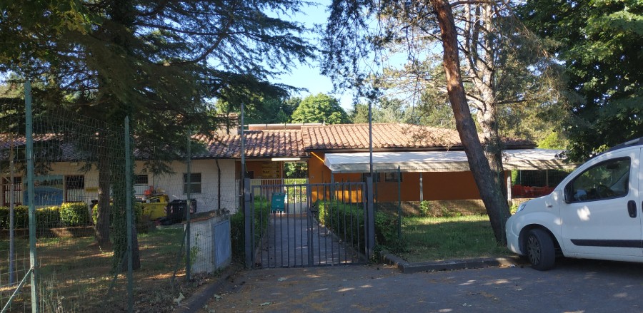 L'ingresso della piscina di Vicchio