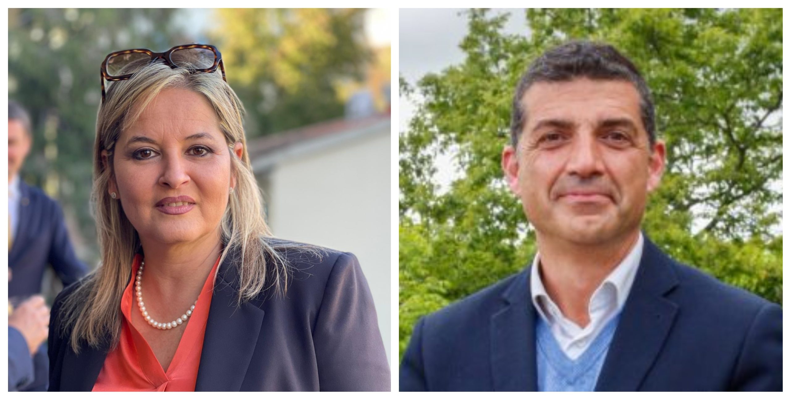 Da sinistra Claudia Dominici e Riccardo Impallomeni