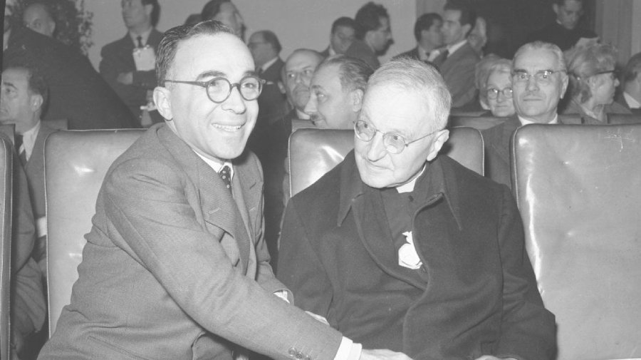 Giorgio La Pira con don Facibeni