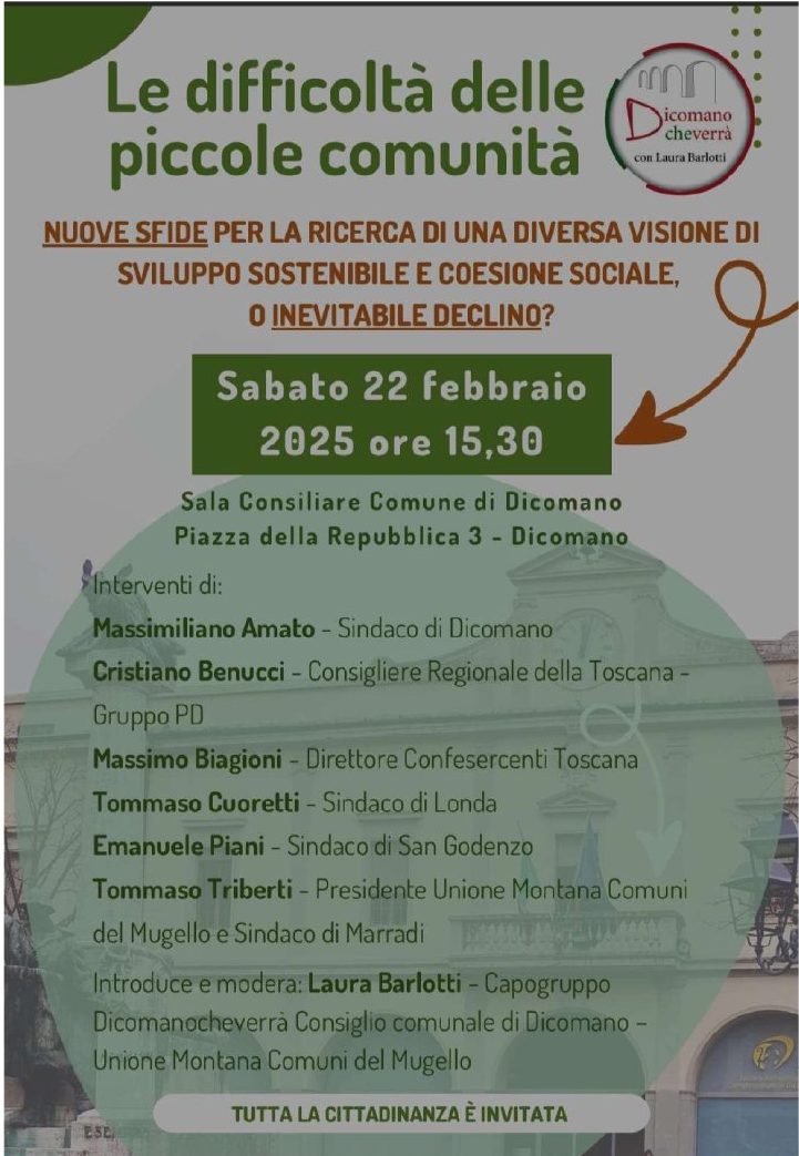 La locandina dell'iniziativa