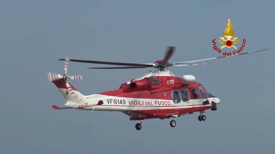 Elicottero Drago dei Vigili del Fuoco