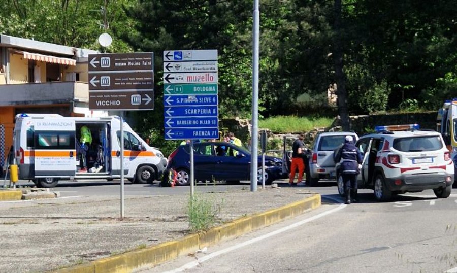 L'incidente a Borgo San Lorenzo