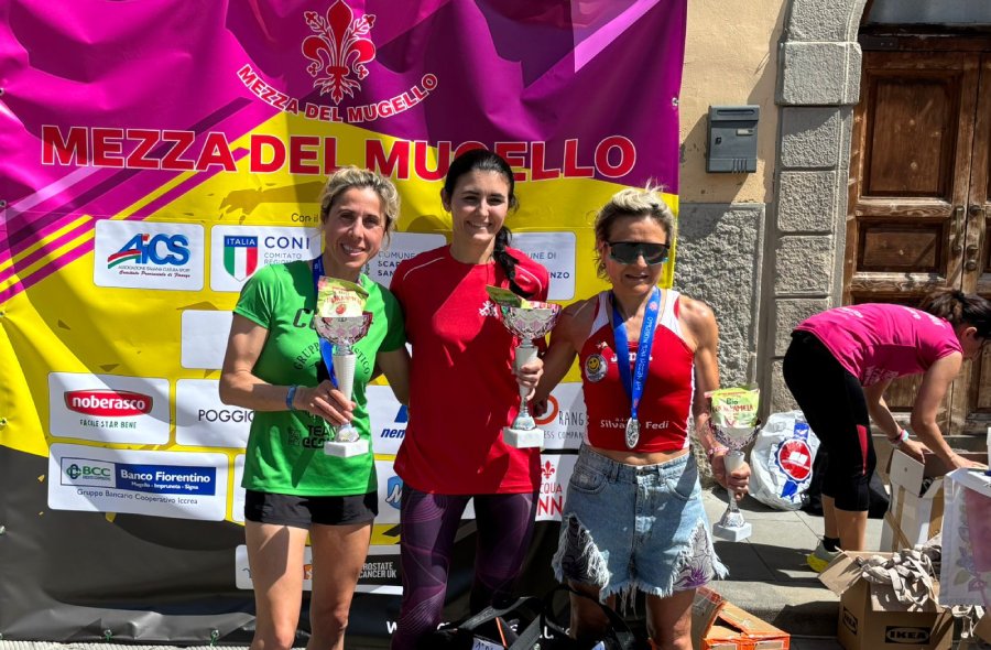 Il podio femminile