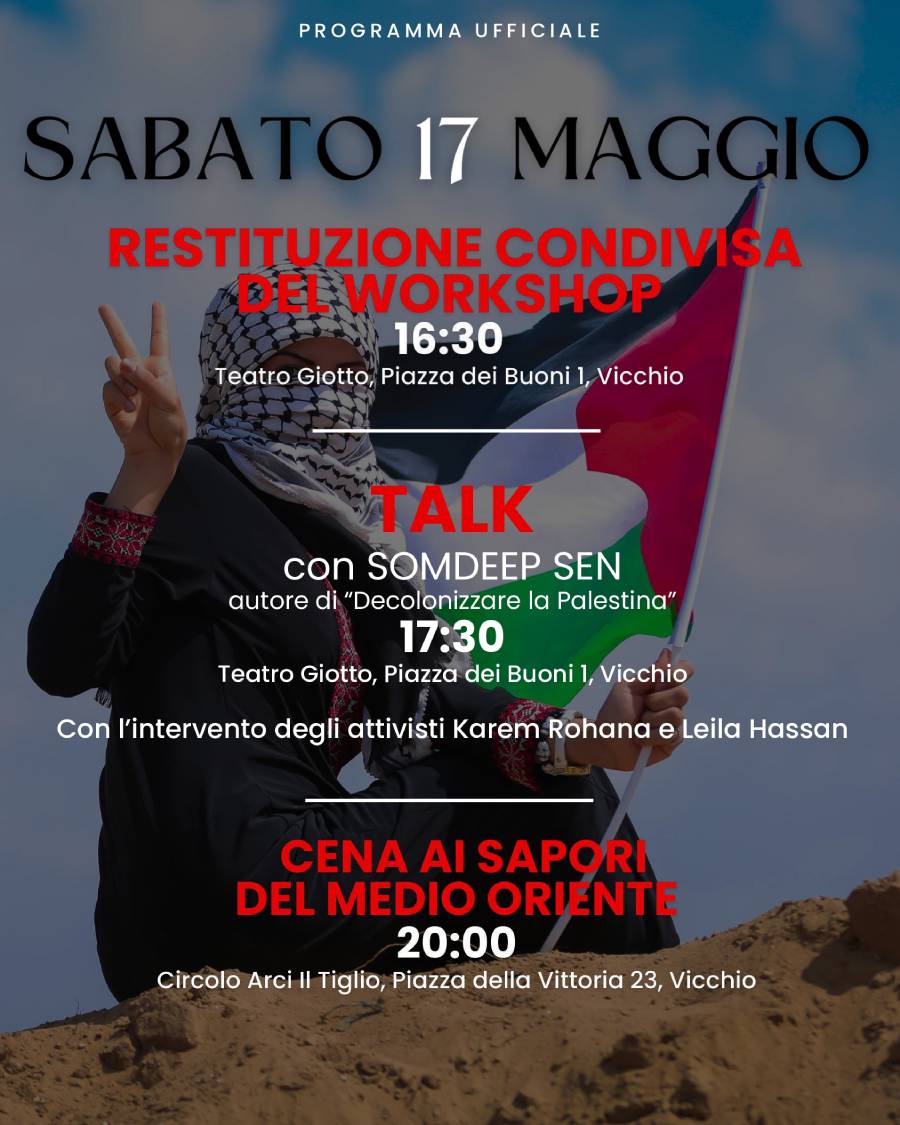 La locandina di sabato