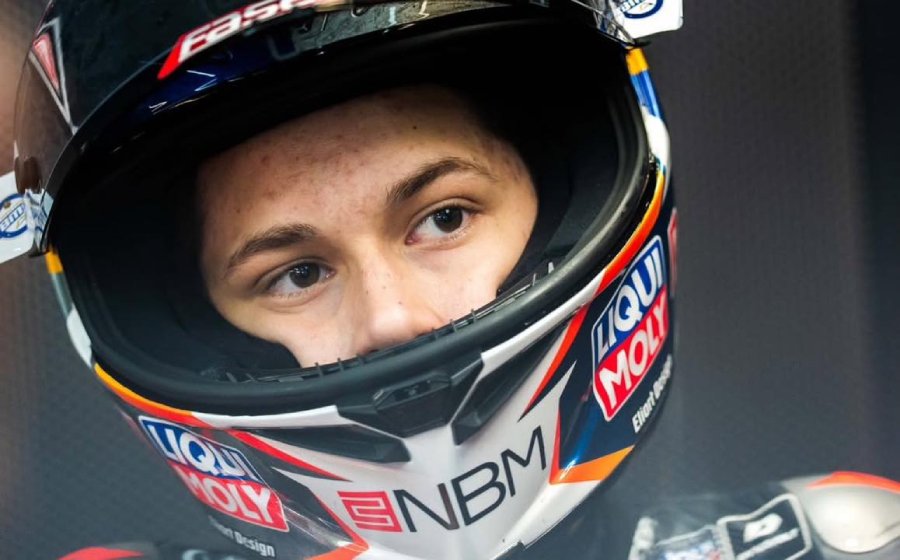 Guido Pini in una foto postata alcune settimane fa sulla pagina Facebook dell'autodromo del Mugello