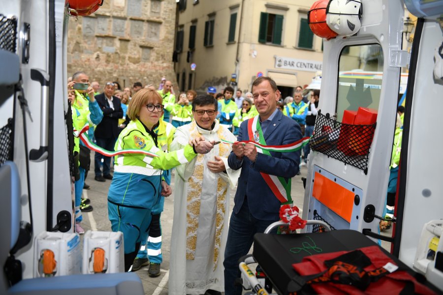Il momento dell'inaugurazione