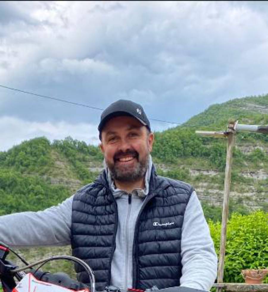 L’assessore ai Lavori Pubblici di Firenzuola Andrea Brunetti