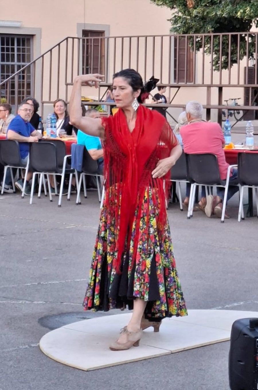 Un momento dello spettacolo di flamenco