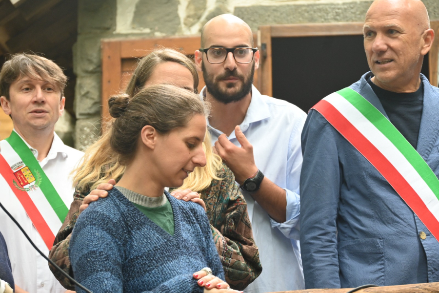 Al centro il gestore, Guido Chioccolini