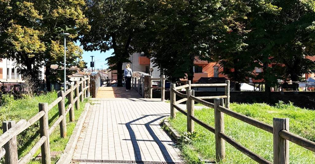 La passerella riaperta