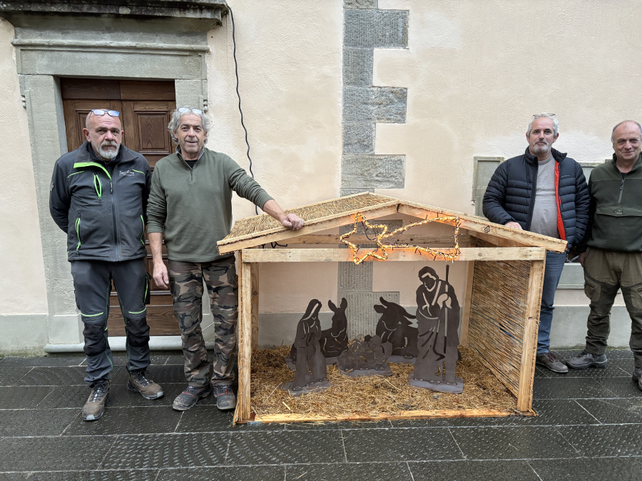 Da sinistra Michele Romanelli, Stefano Brazzini, Emilio Saccomani e Andrea Rosselli