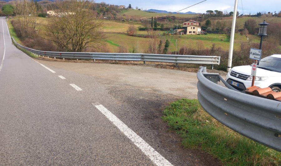 Lo spiazzo realizzato